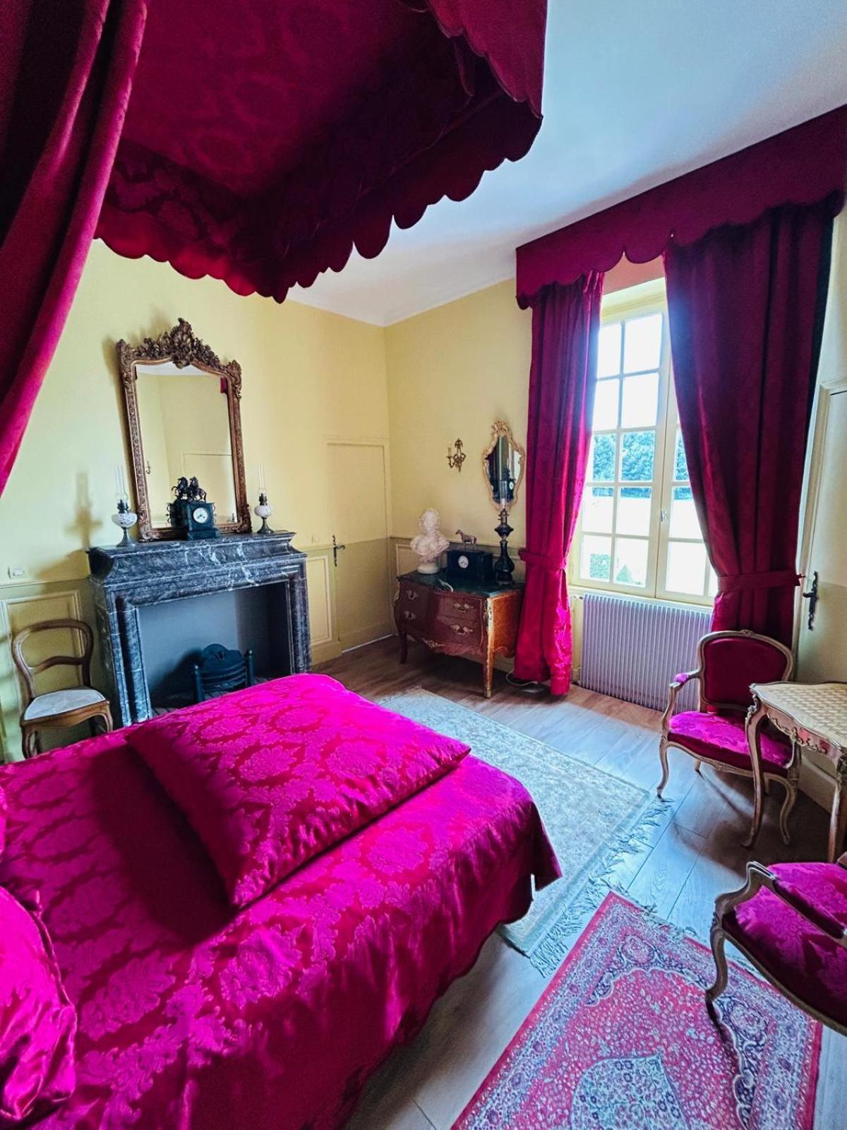 Domaine De L'Orangerie Du Chateau De Motteville Chambres D'Hotes Szoba fotó